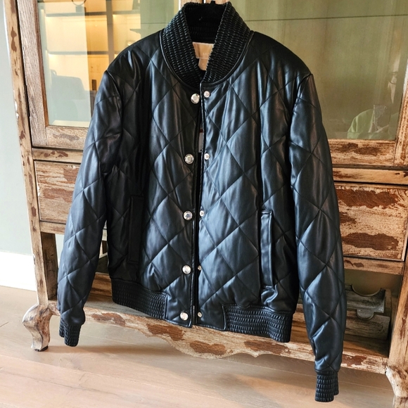 Michael Kors Quilted Bomber Jacket Size S but fits like a M - Picture 12 of 16